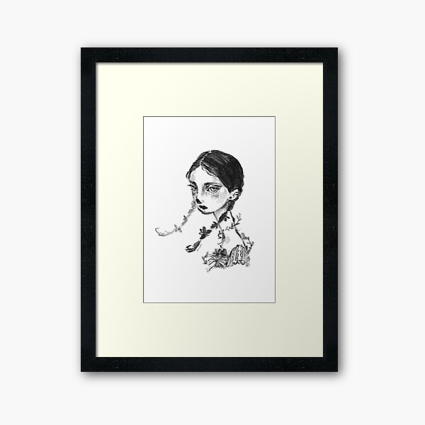 Item preview, A Girl with Braided hair designed and sold by rosymollet.