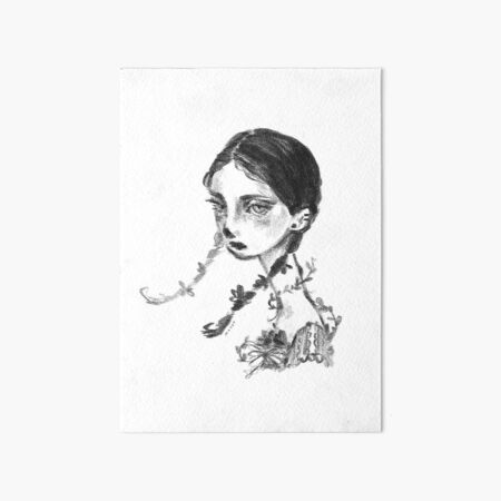 Item preview, A Girl with Braided hair designed and sold by rosymollet.
