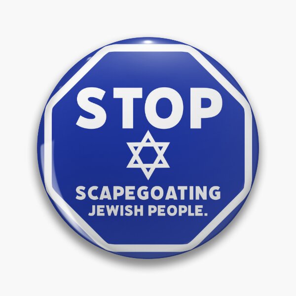 Item preview, Stop scapegoating Jewish people  designed and sold by Rachel the Artist .