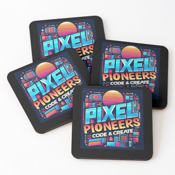 Item preview, Retro Pixel Art Coding Tee Programmer Digital Artist Apparel designed and sold by BunBuntheDog-.