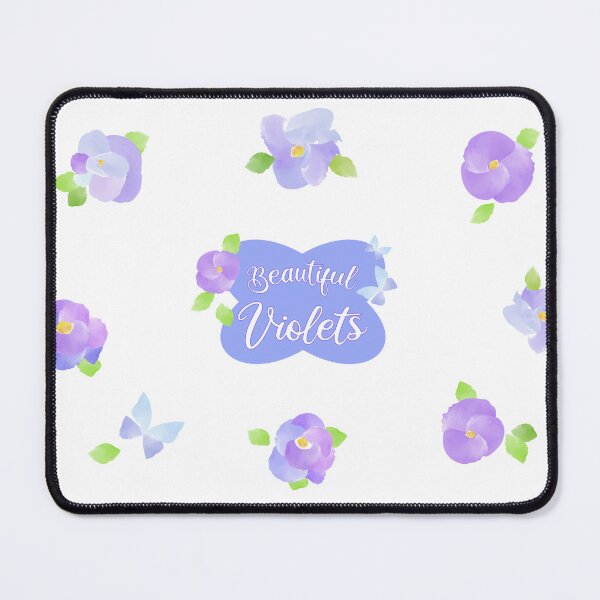 Item preview, Cute flowers, Beautiful violets, sticker, mouse pads, mug,  phone cases, decoration designed and sold by NatalkaP.