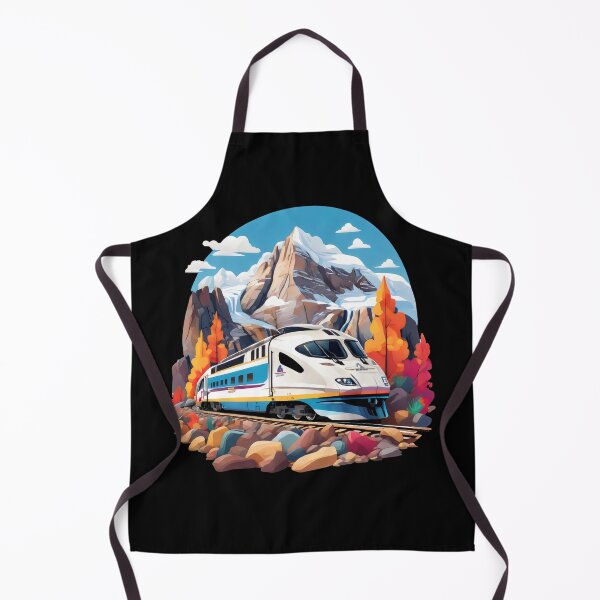 Item preview, Bullet Train Racing Through Mountainous Landscape - Modern Travel designed and sold by BNCH44.