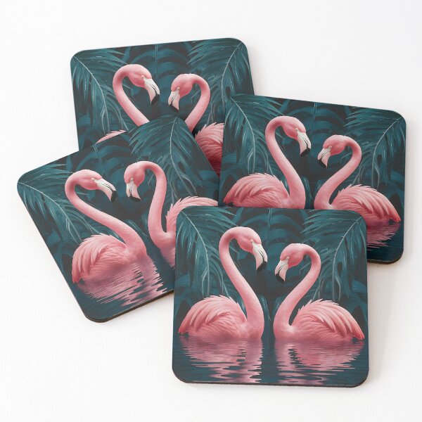 Item preview, flamingo lovers designed and sold by elegantpaterns.