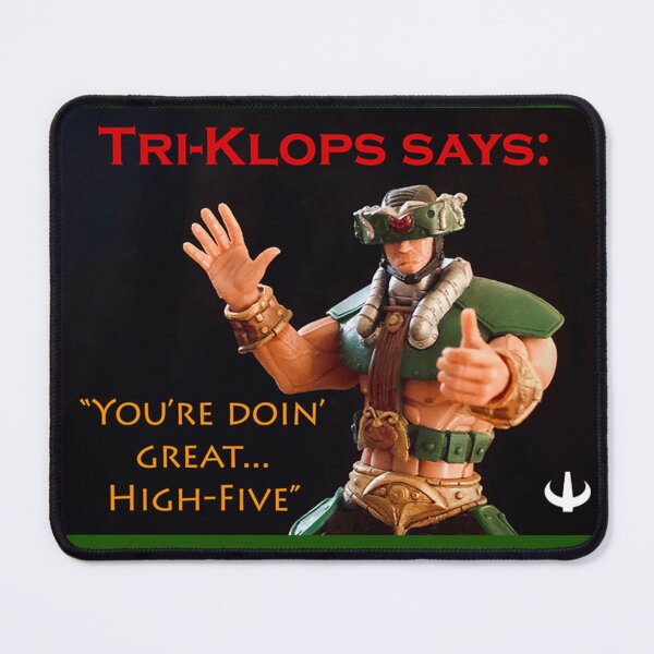 Item preview, Tri-Klops Says: "You're Doin' Great... High Five" designed and sold by Havocstaff.