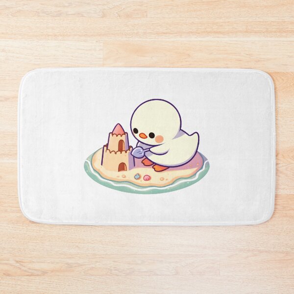 Item preview, Duck Building a Sandcastle designed and sold by UmbrellaStudio1.