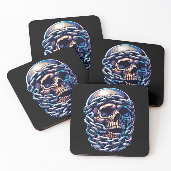 Item preview, Skull Bound by Chains: Captivity Beyond Death designed and sold by artwaves.