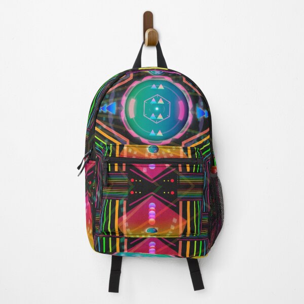 Item preview, Luminous Labyrinth, Rainbow road inspired, Retro Sci-fi designed and sold by ByteMode.