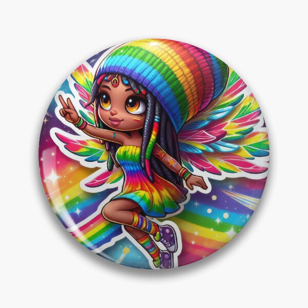Item preview, Rasta Fairy, Cute Little Girl, Black Girl Cartoon, Reggae designed and sold by Anticulture.
