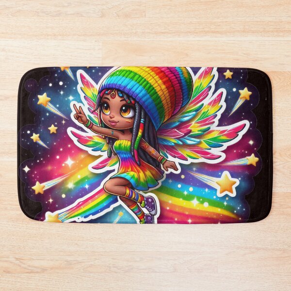 Item preview, Rasta Fairy, Cute Little Girl, Black Girl Cartoon, Reggae designed and sold by Anticulture.