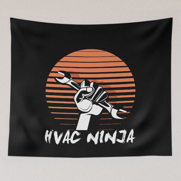 Item preview, Funny HVAC Ninja Tee for Technicians designed and sold by Nailgun.