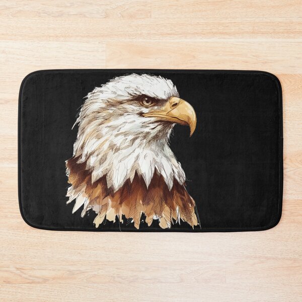 Item preview, American Bald Eagle Sketch Art Drawing ,   designed and sold by PaintMeWorld.