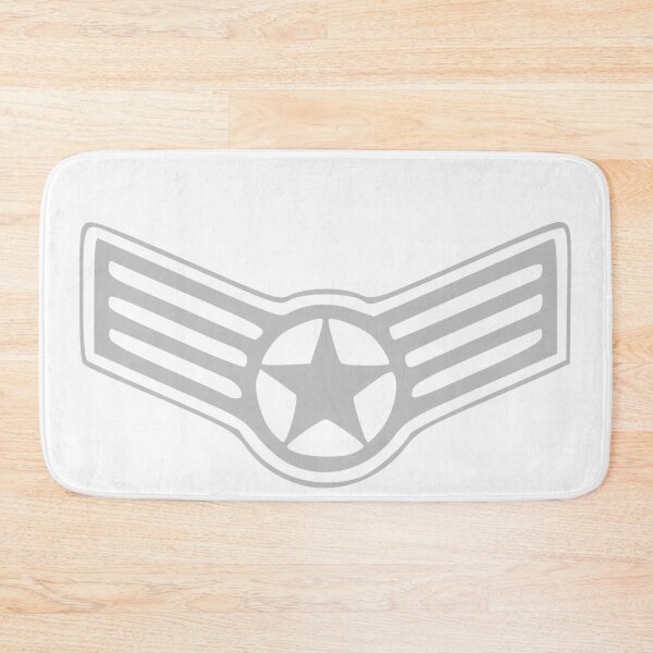 Item preview, AIR FORCE RANK SILVER STYLE WHT designed and sold by LuizSilva1983.