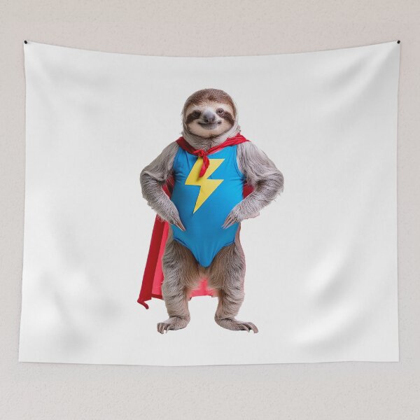 Item preview, Super Speed Sloth designed and sold by Angry Swan Designs.