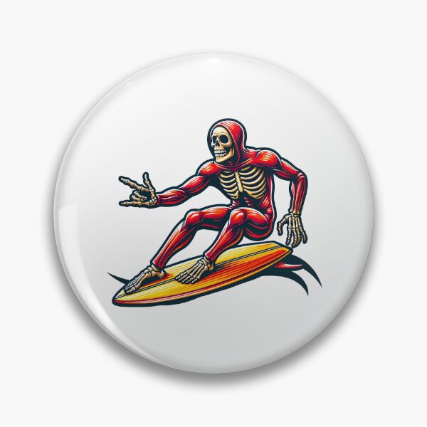 Item preview, Skeleton Surfer: Riding Waves Beyond the Grave designed and sold by artwaves.
