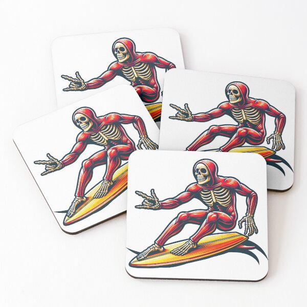 Item preview, Skeleton Surfer: Riding Waves Beyond the Grave designed and sold by artwaves.