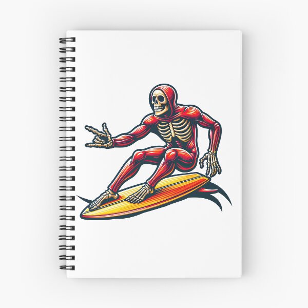 Item preview, Skeleton Surfer: Riding Waves Beyond the Grave designed and sold by artwaves.