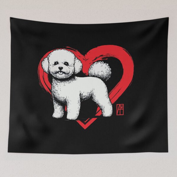 Item preview, I Love My Bichon Frise - Temperamental dog - I Love my dog designed and sold by ArtProjectShop.