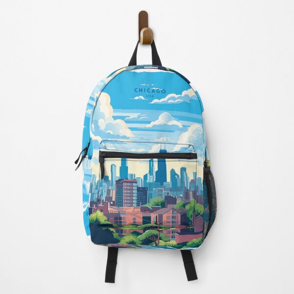 Item preview, Chicago: The Windy City's Urban Charm designed and sold by NeuralVibe.
