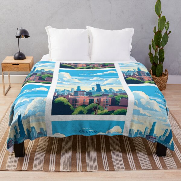 Item preview, Chicago: The Windy City's Urban Charm designed and sold by NeuralVibe.