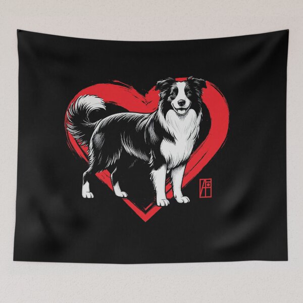 Item preview, I Love My Border Collie - Intelligent dog - I Love my dog designed and sold by ArtProjectShop.
