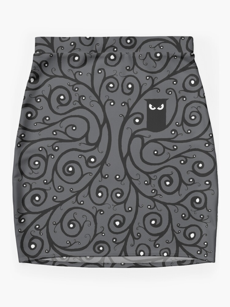 Thumbnail 3 of 4, Mini Skirt, The Owl designed and sold by TehStr4ngeOnes.
