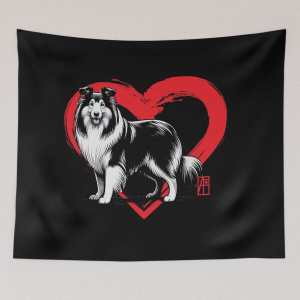 Item preview, I Love My Collie - Family dog - I Love my dog designed and sold by ArtProjectShop.