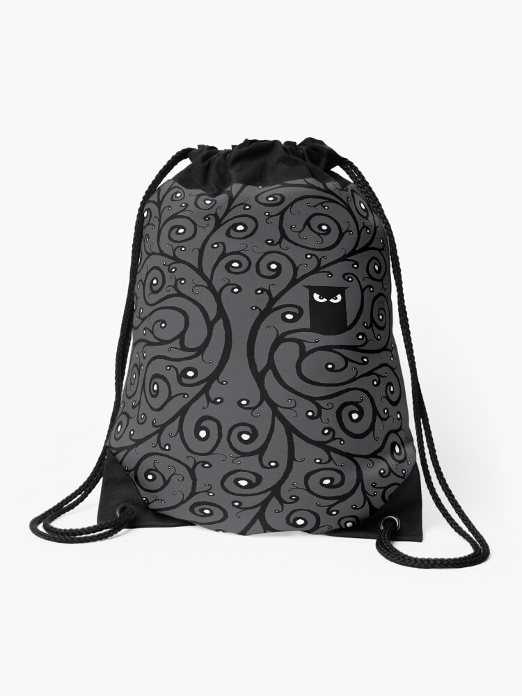 Thumbnail 1 of 3, Drawstring Bag, The Owl designed and sold by TehStr4ngeOnes.