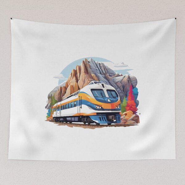 Item preview,  Bullet Train Serene Mountain Journey designed and sold by BNCH44.