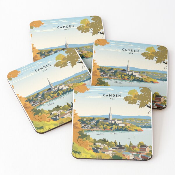 Item preview, Camden: USA's Quaint Waterfront Haven designed and sold by NeuralVibe.