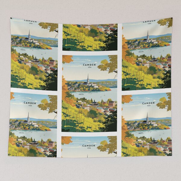 Item preview, Camden: USA's Quaint Waterfront Haven designed and sold by NeuralVibe.