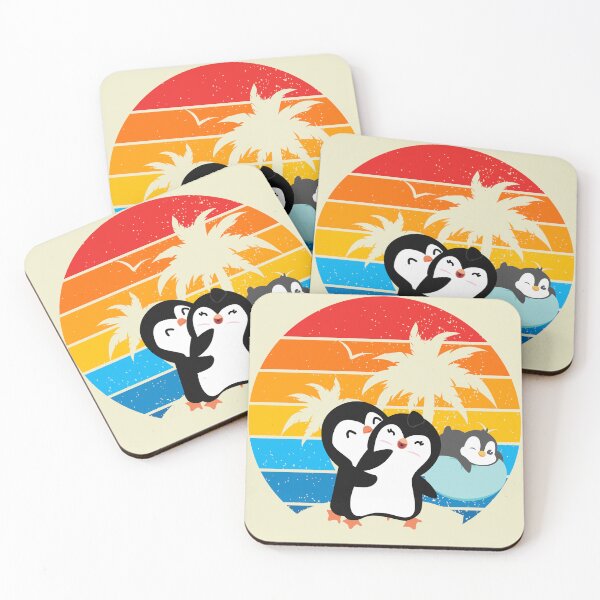 Item preview, A happy and playful little penguins on the beach designed and sold by MerryCrown.