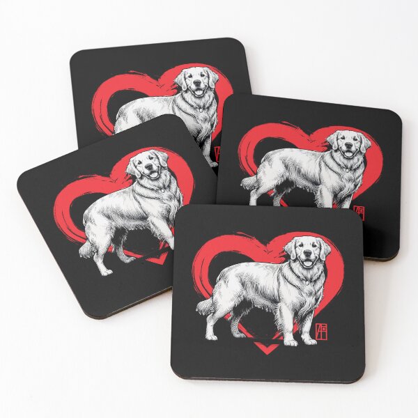 Item preview, I Love My Golden Retriever - Hunting dog - I Love my dog designed and sold by ArtProjectShop.
