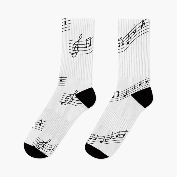 Item preview, Black music notes and music notes designed and sold by Anngozza2.