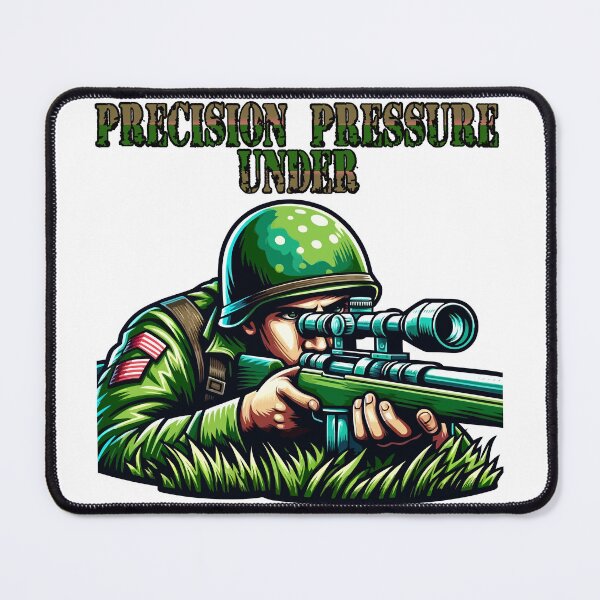 Item preview, Steady Aim: Sniper's Precision Under Pressure designed and sold by artwaves.
