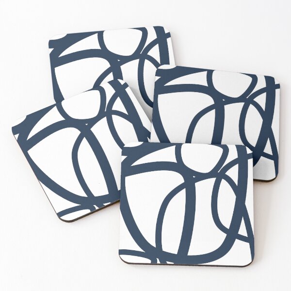 Item preview, Midnight blue contemporary art designed and sold by NAERENA.