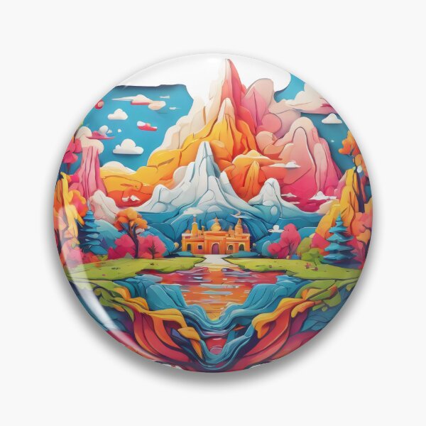Item preview, Fairytale Castle in Idyllic Forest - Peaceful Escape designed and sold by BNCH44.
