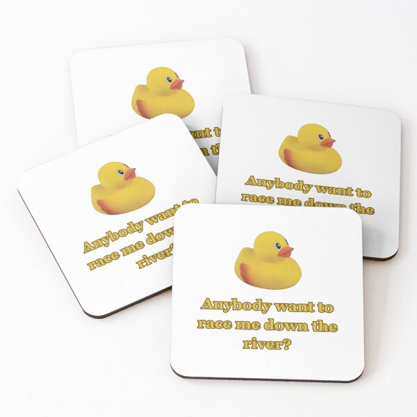 Item preview, Yellow Duck... Anybody want to race me down the river? designed and sold by CanterburyLane.