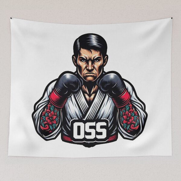 Item preview, Karateka with OSS gloves designed and sold by Txandrosan.