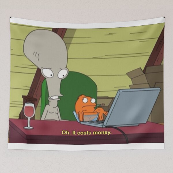 Item preview, Roger Alien It Costs Money designed and sold by arfabasoko.