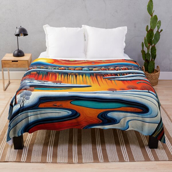 Item preview, Día de invierno al atardecer 3 designed and sold by George Hutton Hunter.
