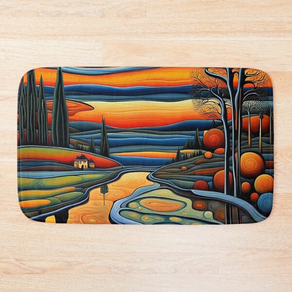 Item preview, Winter day at sunset 4 designed and sold by George Hutton Hunter.