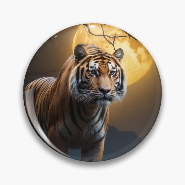 Item preview, tiger perches atop a leafless tree designed and sold by arjad3n.