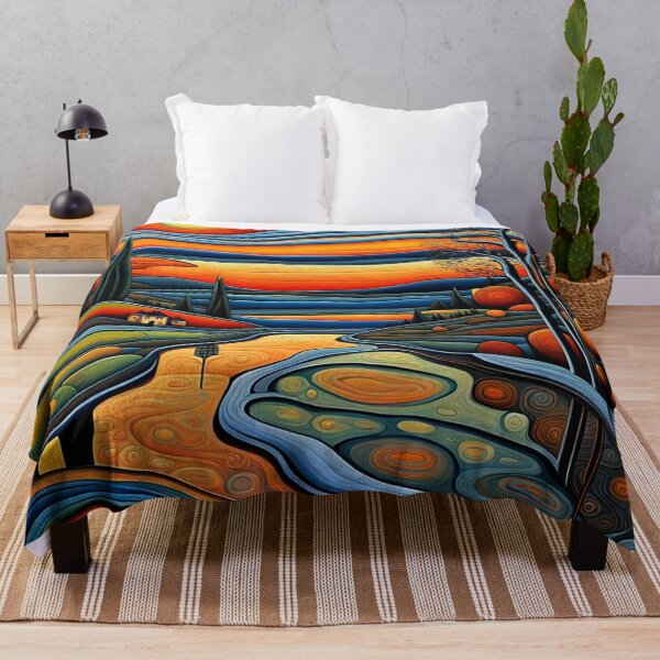Item preview, Día de invierno al atardecer 4 designed and sold by George Hutton Hunter.