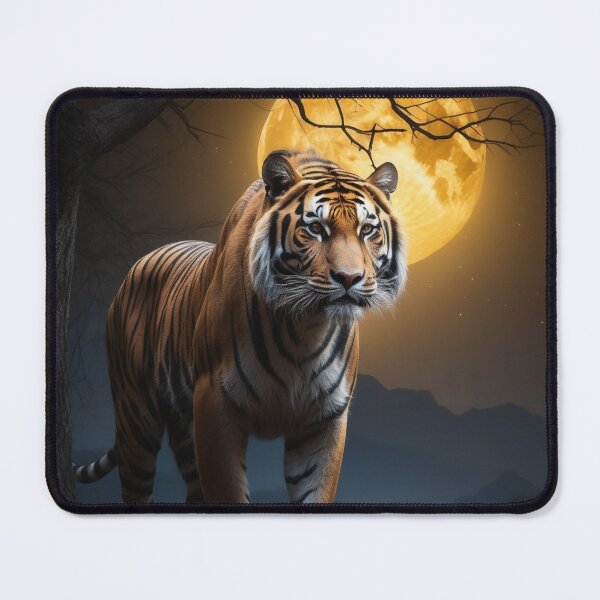 Item preview, tiger perches atop a leafless tree designed and sold by arjad3n.