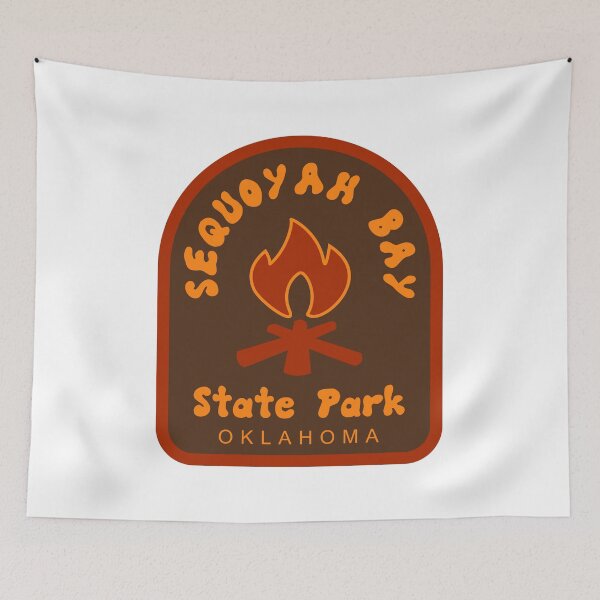 Item preview, Sequoyah Bay State Park Oklahoma Campfire designed and sold by bivenart.