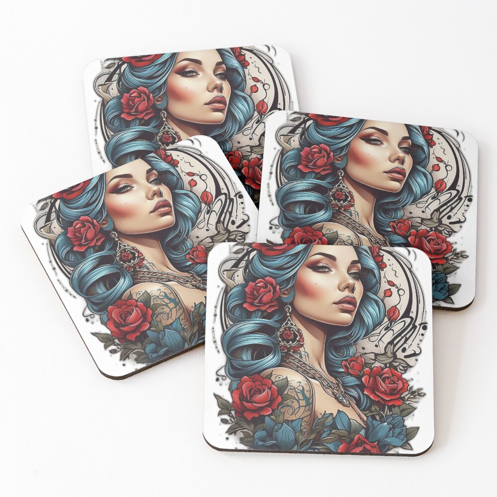 Item preview, Coasters (Set of 4) designed and sold by arjad3n.