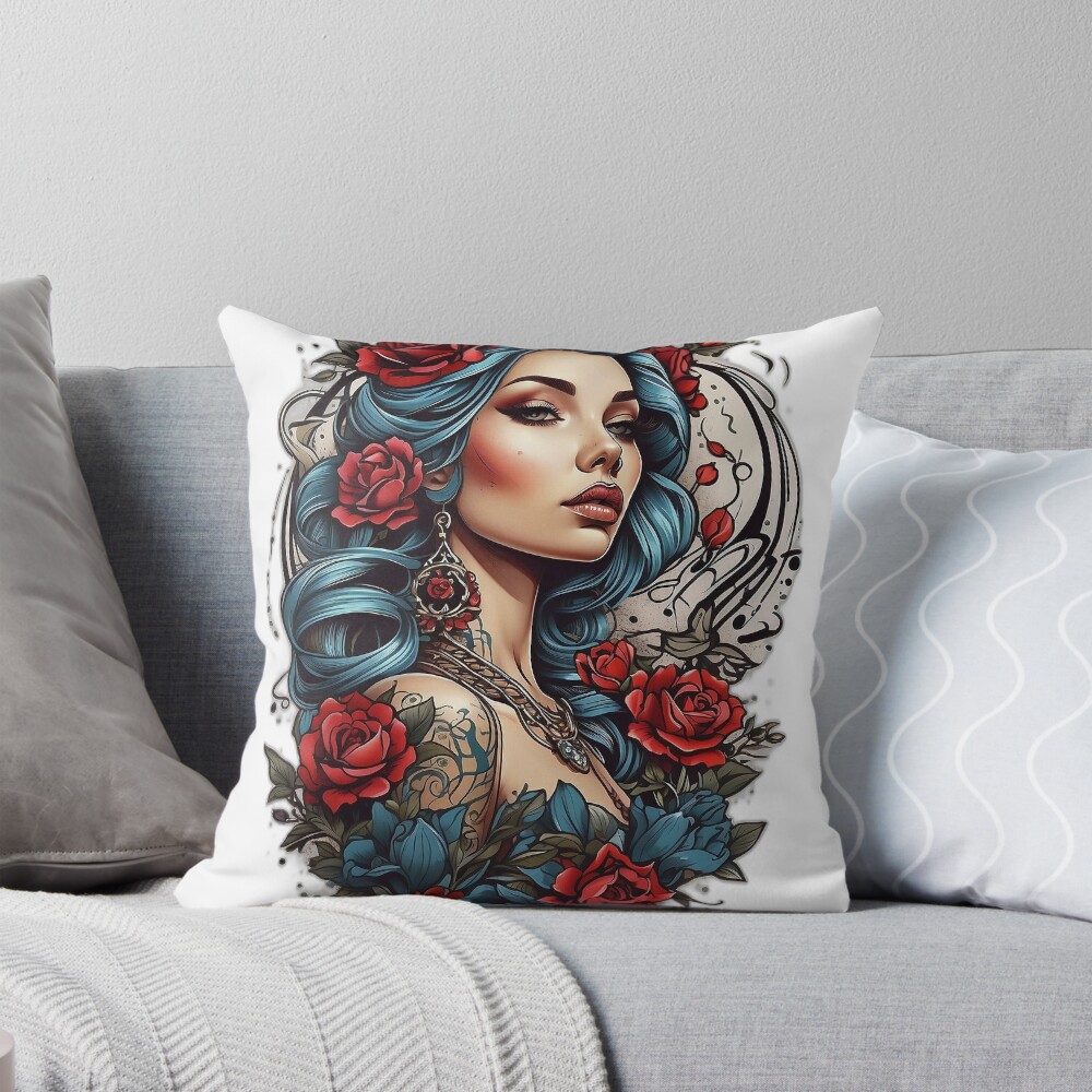 Item preview, Throw Pillow designed and sold by arjad3n.