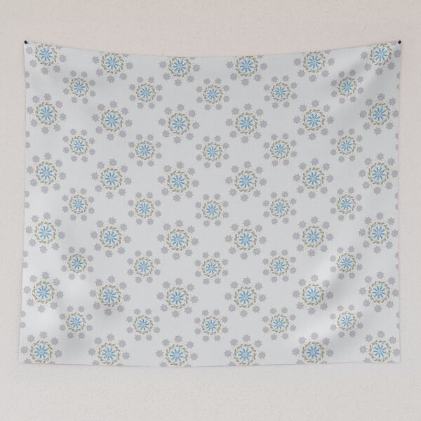 Item preview, floral, spring, radial, pattern, feathers, pinwheels designed and sold by TinkerBird.