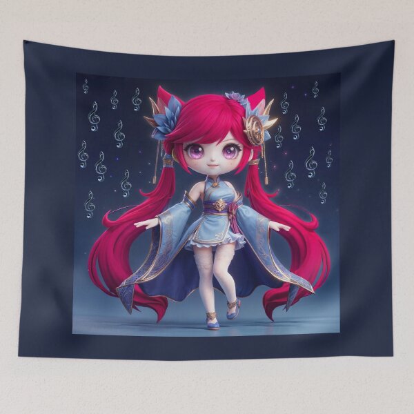 Item preview, Blue Chibi Spirit Fox Aoi designed and sold by CHIBI_POPZ.