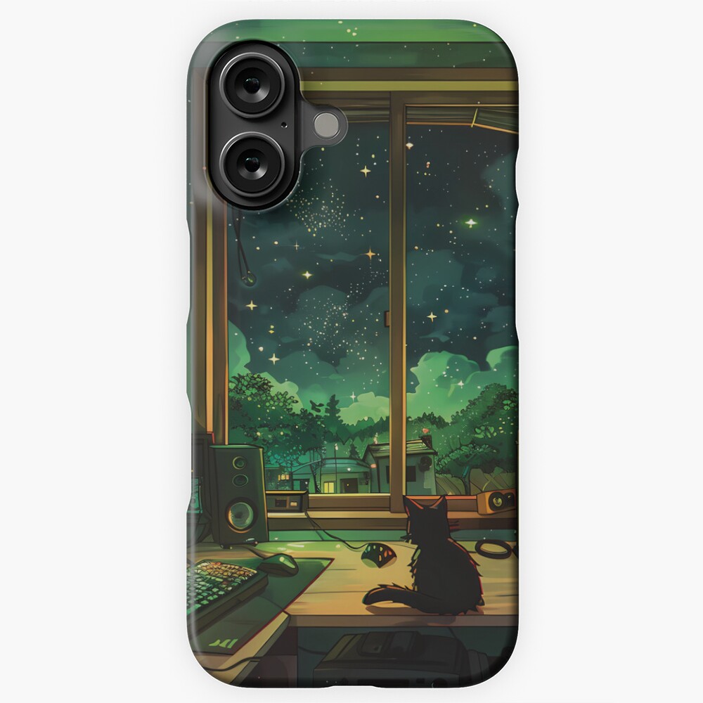 Aperçu de l'œuvre Coque rigide iPhone créée et vendue par KWorldDesigns.